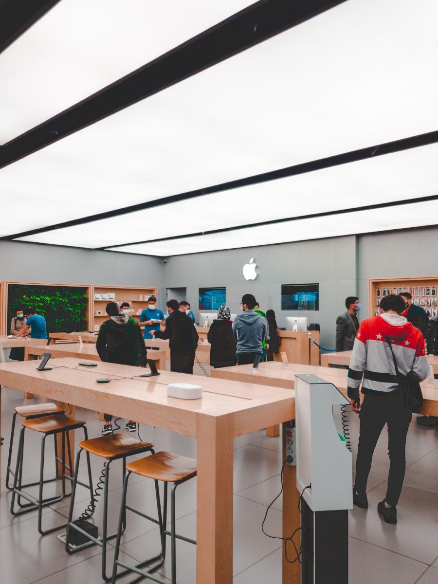 Apple Store inside